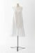 34 / White / Linen, Trapeze dress